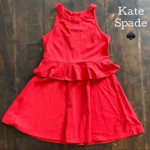 Kate Spade ♠️ kids red sleeveless dress 7